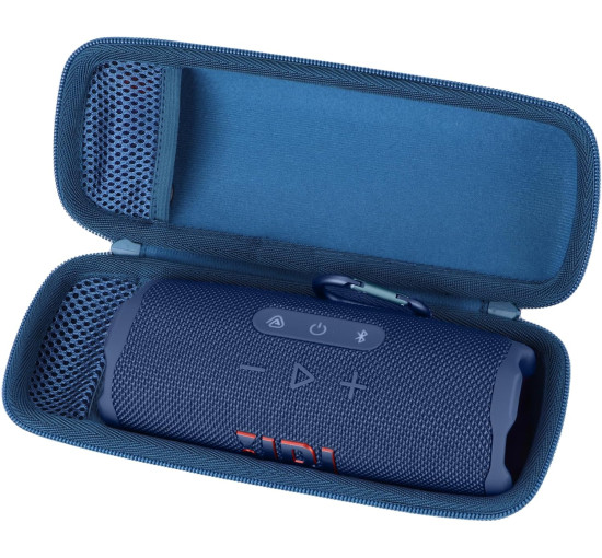 Жесткий чехол Lebakort совместимый с Bluetooth-колонкой JBL Flip 6 синий (6012)