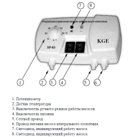 Автоматика KG Elektronik SP-03 для 1 насоса ЦО
