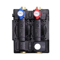 Насосная группа WATTS PASM25 со смесителем KVS 6,3 для теплого пола, без насоса, с сервомотором Насосная группа WATTS PASM25 со смесителем KVS 6,3 для теплого пола, без насоса, с сервомотором