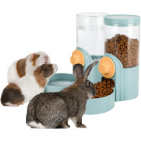 Автоматична годівниця для кроликів YUEPET із ємністю для води 1 літр підходить для кроликів, тхорів, морських свинок, дрібних тварин (my-16058)