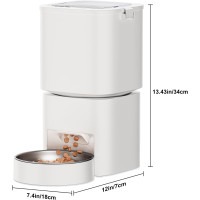 Автоматична годівниця для котів та собак DUDUPET ZZ-F09 5 л (my-19019)