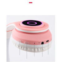 Беспроводные детские Bluetooth наушники CXT-B39 с кошачьими ушками (my-19040)