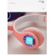 Беспроводные Bluetooth наушники CXT-B39 со светящимися ушками и подсветкой, розовый (my-19040) Беспроводные Bluetooth наушники CXT-B39 со светящимися ушками и подсветкой, розовый (my-19040)