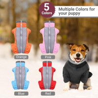 Куртка для собак JULY'S SONG розмір L/14, тепла зимова куртка для собак, чорний (my-16104)