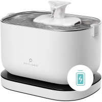 Поїлка для кішок PETLIBRO на батарейках, 2,5 л білий (PLWF115) (my-8023)