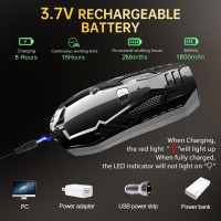 Портативний ультразвуковий пристрій Bubbacare проти гавкання чорний (my-8115)