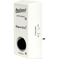 Ультразвуковий електромагнітний відлякувач гризунів PestContro білий (my-8139)