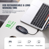 Пристрої для контролю гавкання собак Queenmew перезаряджається, пристрій для зупинки гавкання собак (my-11087)