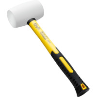 Резиновый молоток CCLIFE, 450 г, сертифицирован TÜV и GS, с двумя сторонами, мягкий молоток для пола и плитки, белый, (0087)