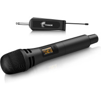 Беспроводной микрофон TONOR TW310, ручной динамический микрофон UHF для караоке-машины, диджея, черный (0197)