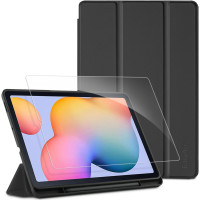 Чехол EasyAcc SXTS6L для Samsung Galaxy Tab S6 Lite 2024/2022/2020 10.4 дюймов, ультратонкий с подставкой, черный (2036)