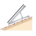 Монтажна система ENSOL для 5 колектора ES2H / 2,65 для даху з нахилом 30-65 ° металочерепиця, рубероїд