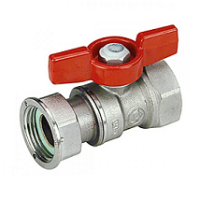 Шаровой кран Giacomini 3/4"F x 3/4"F гайка прямой c вн. резьбой