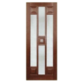 Деревянный дверной блок модель Шашечка