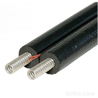 Двойной гофрированный трубопровод ENSOL в изоляции с электрическим кабелем DN20-1m