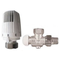 Термостатический комплект TS-90 угловой + Standart Herz