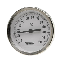 Термометр биметаллический Watts T63/50 (F+R801 OR 63mm 0-120°C)