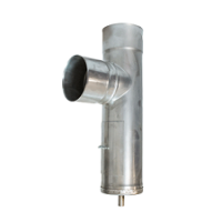 Тройник чугунный оцинкованный 1 1/2 х3/4х1 1/2 ВВВ