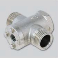 Тройник плоский установочный с наружной резьбой 1/2 Kisan