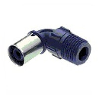 Угольник с наружной резьбой 90° 25х3/4 Wavin Tigris Alupex