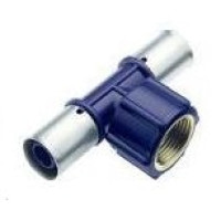 Тройник прямой с внутренней резьбой 25x3/4х25 Wavin Tigris Alupex