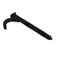 Крюк одинарный L-100 для крепления труб