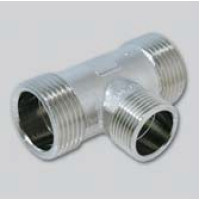 Трійник редукційний з зовнішнім різьбленням 3/4x1/2x3/4 Kisan