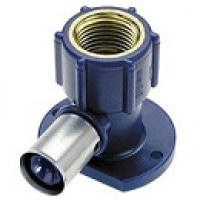 Угольник с внутренней резьбой и фланцем 90° 16х1/2 Wavin Tigris Alupex