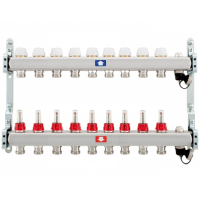 Колектор, з витратомірами, R 1x12 укомплектований пристроєм для видалення повітря і дренажем 917CDE ІТАР
