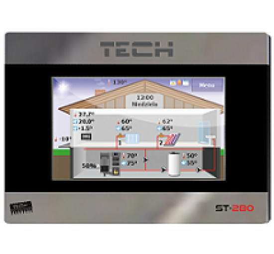Кімнатний термостат TECH ST-280 в комплекті ST-260