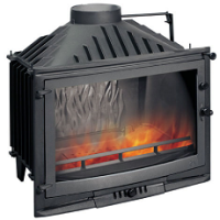 Каминная топка Uniflam 700 Selenic 14 kW чугунная с шибером Каминная топка Uniflam 700 Selenic 14 kW чугунная с шибером