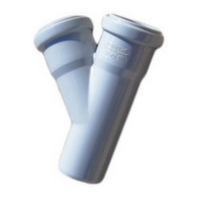 Трійник Wavin 32х32/67°