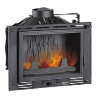 Каминная топка Uniflam 700 14 kW чугунная с шибером