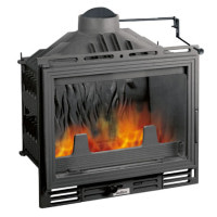 Каминная топка Uniflam 600 с шибером 8 кВт чугунная Каминная топка Uniflam 600 с шибером 8 кВт чугунная