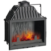 Каминная топка Uniflam 700 Lux 15 kW чугунная с шибером