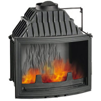 Каминная топка Uniflam 700 Panorama 14 kW чугунная с шибером Каминная топка Uniflam 700 Panorama 14 kW чугунная с шибером