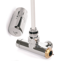 Комплект арматуры интегрированный термостатический клапан Terma GZ 1/2 - 16x2, 15 chrom с трубкой погружения