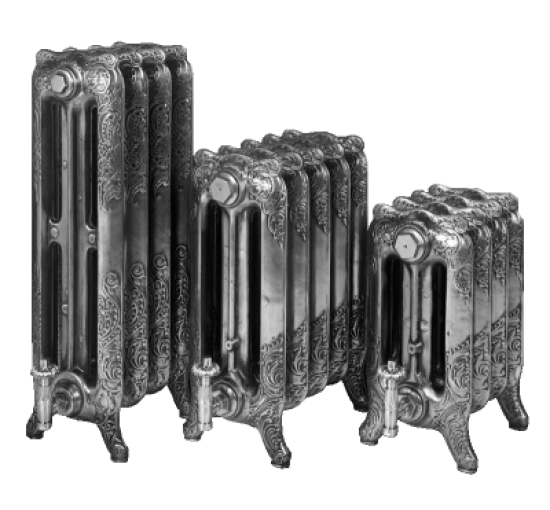 Чавунний радіатор Terma Oxford (FB4) підлоговий 710 Shaded Burnish