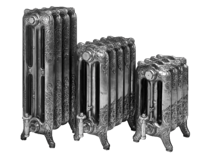 Чугунный радиатор Terma Oxford (FB4) напольный 710 Shaded Burnish