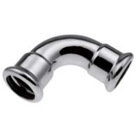 Уголок пресс 28х90° 2 муфты KAN-therm Steel