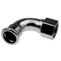 Колено с внутренней пресс-резьбой 28хRp 1/2 длинное KAN-therm Steel