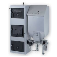 Котел твердотопливный с большим бункером Viadrus Hercules DUO 25 кВт