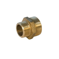 Ниппель редукционный латунь 1 х 3/4 ЗЗ