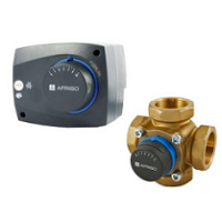 Комплект 4-ходовий клапан ARV 487 + електропривід ARM 343 Afriso