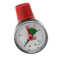 Предохранительный клапан с манометром Watts SVM 2,5 бар, 1/2"