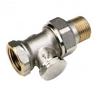 Кран радиаторный 1/2 PERFEKTsystem, прямой, нижний (Польша)