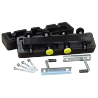 Распределительный коллектор KSV 125-2 HW на два контура отопления насосов, с гидравлической стрелкой