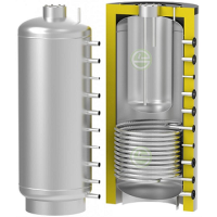 Аккумулирующая емкость ENSOL с внутренним баком и 1 теплообменником 500/200