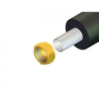 Одинарный гофрированный трубопровод ENSOL в изоляции с гайками DN16-1m