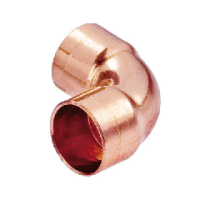 Коліно мідне 35 х 90° 2 муфти